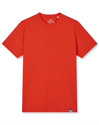 Mads Nørgaard - Fine Jersey Thor T-Shirt - Fiery Red 
